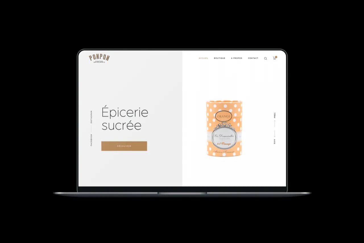 Création boutique en ligne click and collect pour une épicerie fine à Royan