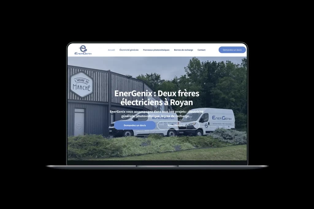 Création de site internet pour électricien en Charente-Maritime