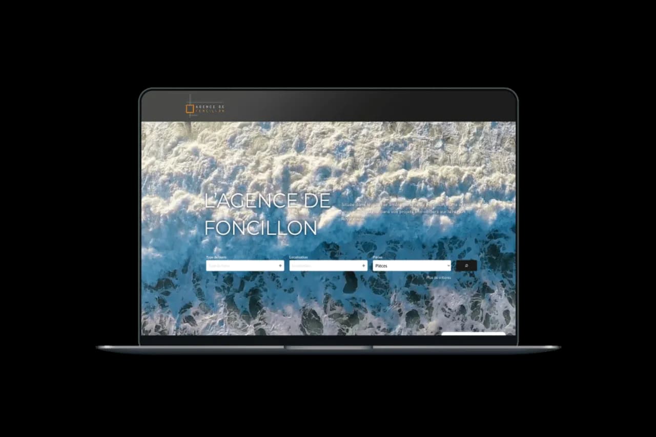 Création site internet vitrine d'annonces immobilières pour agence immobilière