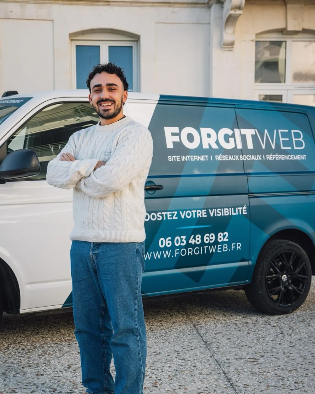 Théo Forgit, fondateur de FORGITWEB